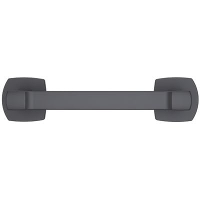 9-1/16" Matte Black Metal Deckard Series Paper Holder | PPFBPHDA1B