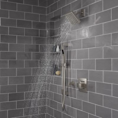 4-27/32" x 30-5/16" Metal Brushed Nickel Kenzo Series with Slide Bar Hand Held Shower | PPFLG163DFK