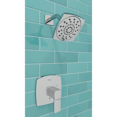 1/2" NPT 5-5/16" x 3-15/32" Metal Polished Chrome Multi-Function 1-Handle Deckard Series Shower Only Trim | PPFLG897DAC