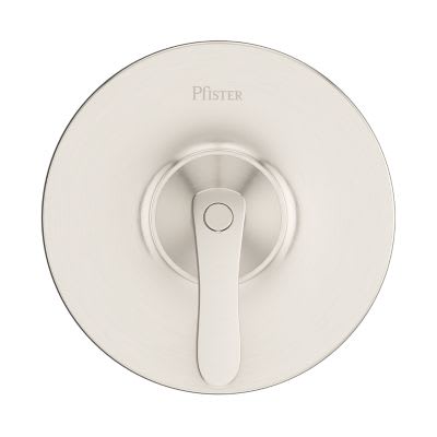 6-7/8" x 3-27/32" Brushed Nickel Metal Weller Series 1-Handle Tub and Shower Valve Only Trim | PPFR891WRK