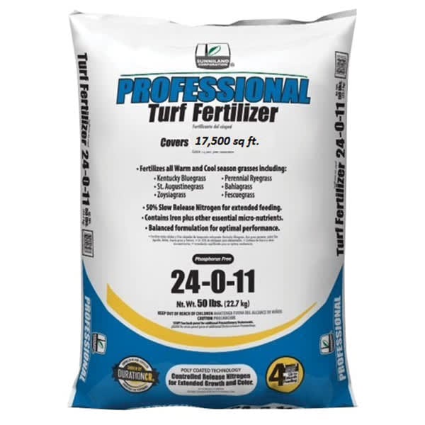 40 lb Bag Professional Turf Fertilizer 24-0-11
