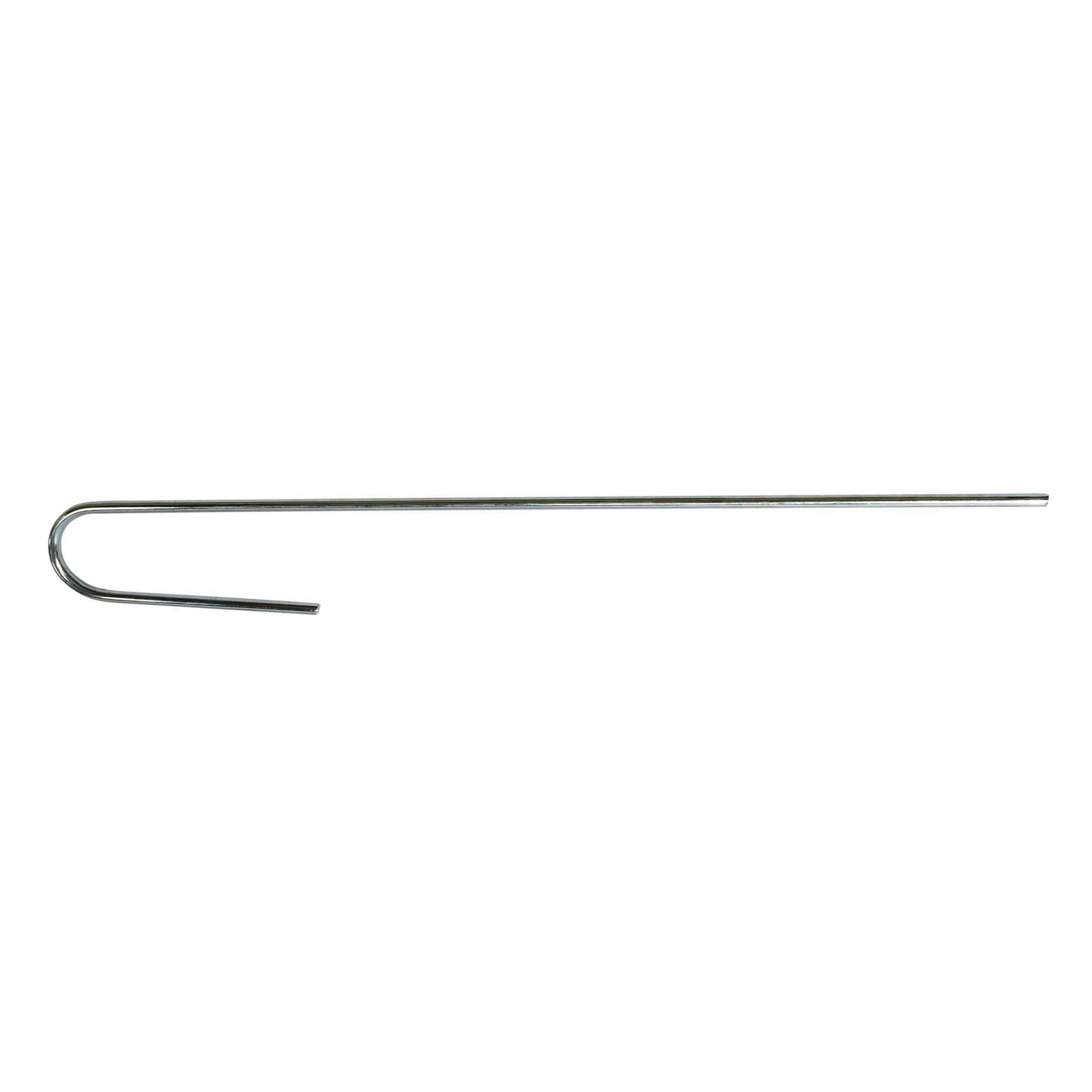 Silver 12 ga Galvanized Steel Wire Stake | AGFS8