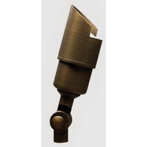 Alliance Lighting Bullet Up Light, 5W MR-16 LED Aged Brass 310 Lumens Solid Brass BL110 Series | AOLBL100LED5WNS
