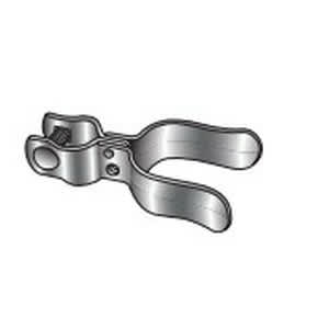 1-5/8" x 2-3/8" Pressed Steel Galvanized Fork Latch | CFL158238