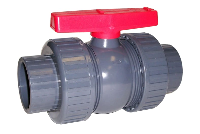 2" Socket x Threaded PVC 235 psi True Union Ball Valve | CNLV20050N