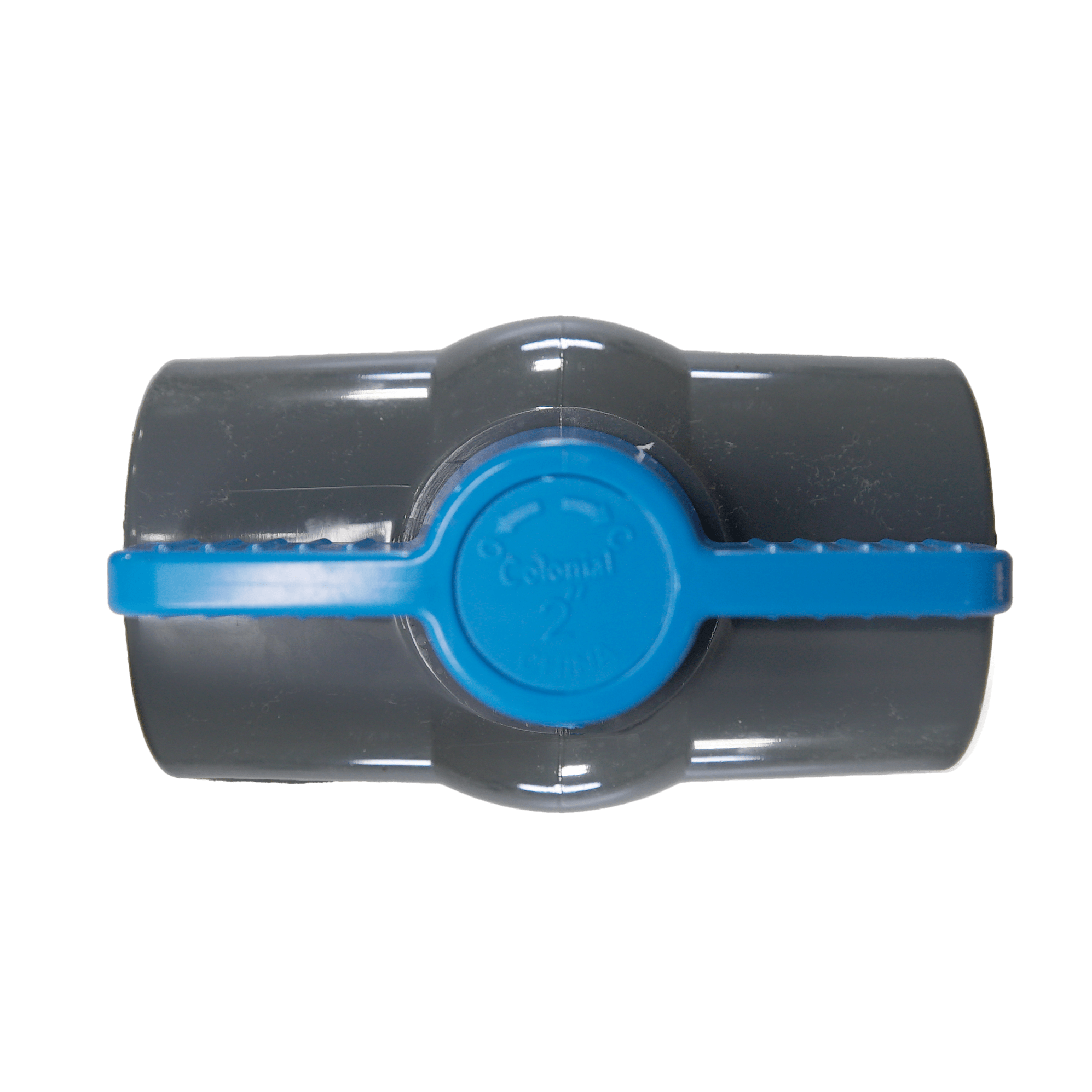 2" Socket Gray PVC 150 psi 491 Series Compact Ball Valve | CNLV20691N