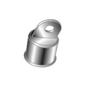 1-3/8" Die-Cast Aluminum Rail End | CRE138