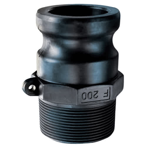 1" Male Cam x MNPT Polypropylene Type F Adapter | CAM10FPOLY