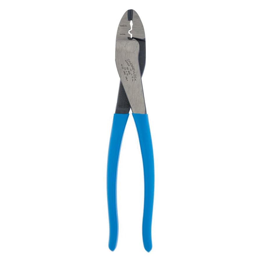 22-10 AWG High-Carbon Steel Blade For Insulated and Non-Insulated Solderless Terminals Crimping Plier | CHN909