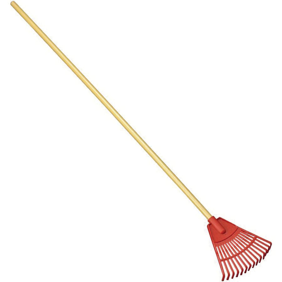 Polypropylene 42" Wood Handle 14 Tines Shrub Rake | CORRK25008
