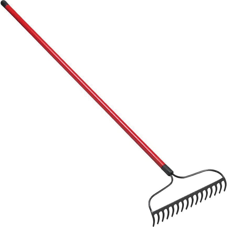60" Fiberglass Handle 16 Tines Bow Head Rake | CORRK65022