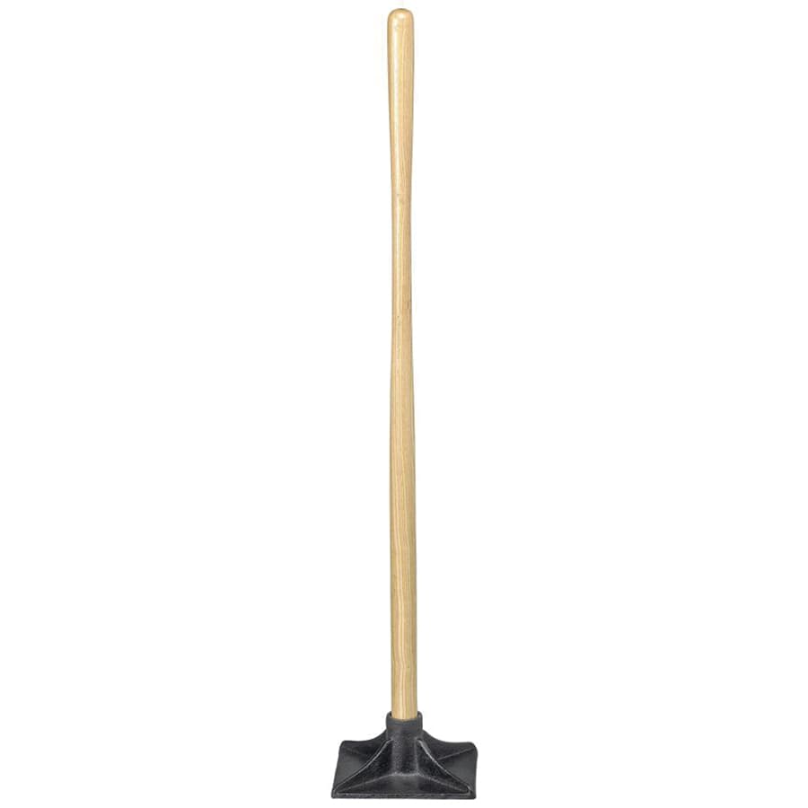 Steel Blade 42" Northern Ash Wood Handle Heavy-Duty Dirt Tamp | CORUT60050
