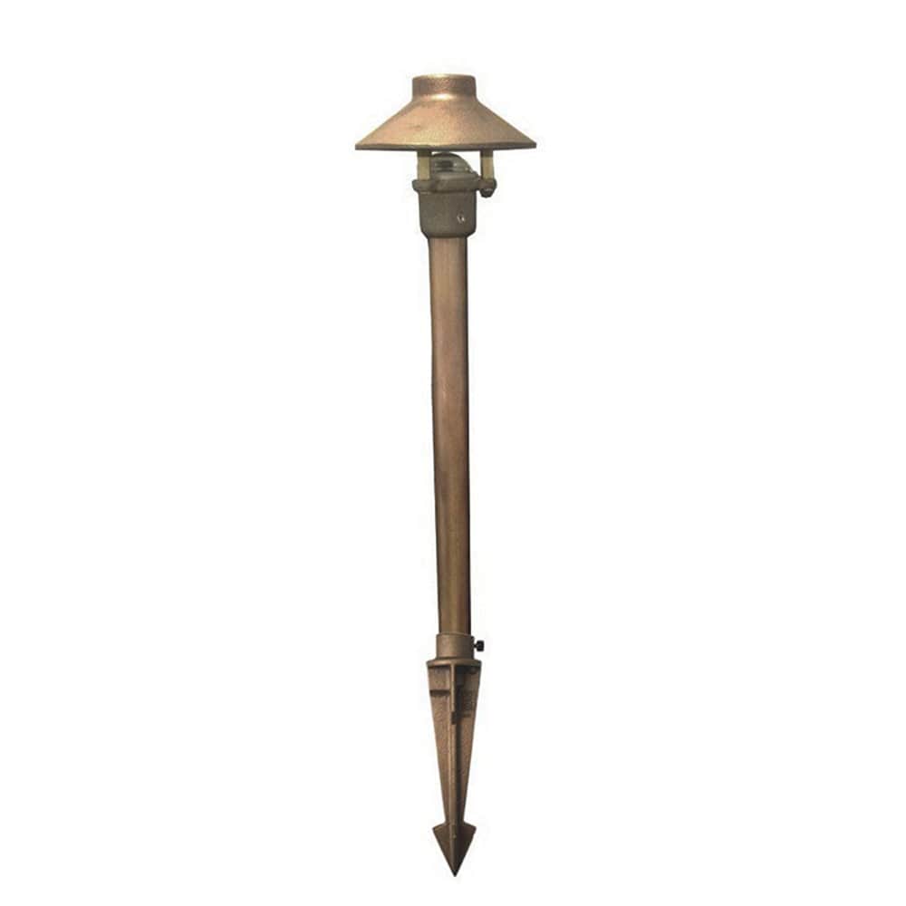 2.71 W 2829K Cree LED Copper/Solid Sand Cast Bronze CCH Series China Hat Mini Area/Path Light | CSLCCH5LED1