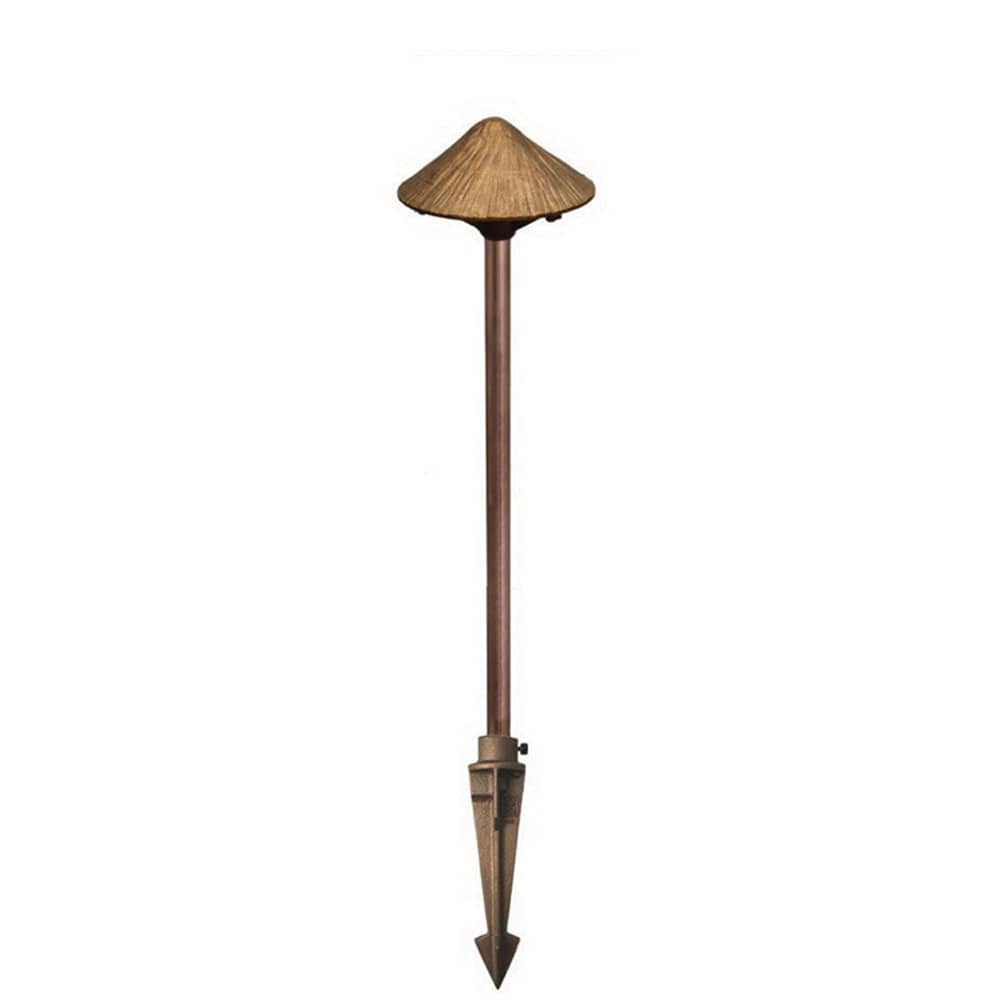 8.44 W 2790K Integrated Cree LED Copper/Solid Sand Cast Bronze Cabana Path Light | CSLCCPLCAB