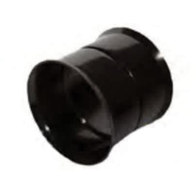 ADS Watertight Coupling, Bell-End HDPE Dual Wall Injection Molded N-12 Black, 8" | DFD0813WT