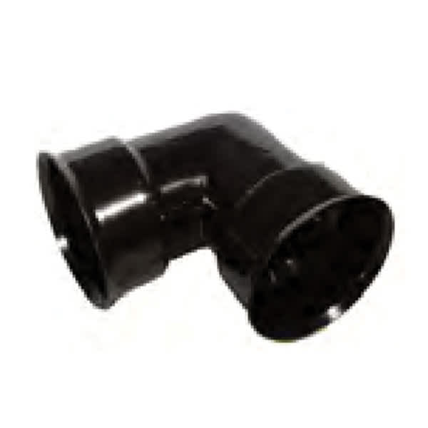 ADS Watertight Elbow, Bell-End HDPE 90 Degrees Degrees Dual Wall Injection Molded Black 12" | DFD1299WT