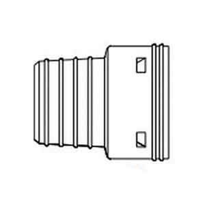 ADS Clay Adapter, PVC x Corrugated PVC 6" | DFE662AA
