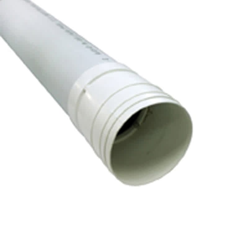 ADS Drainage Pipe, HDPE Triple Wall Black, Bell-End x Spigot, 4" x 10' | DPE040TWS