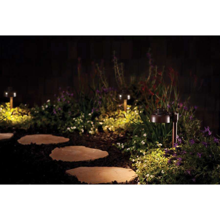 12.6 W 2700K/3900K/4500K/5200K Integrated LED Flat Black Die-Cast Aluminum Zoning Tempered Glass Lens Path Light | FXLRW3LED18RFB