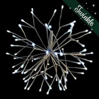 3000K Pure White LED 16" Powder Coated Frame LED 3D Starlight Cluster | HBL3D16STLCLPWTW