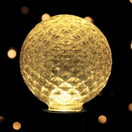 Sun Warm White Faceted G50 Bulb | HBLBULEDG50SWW