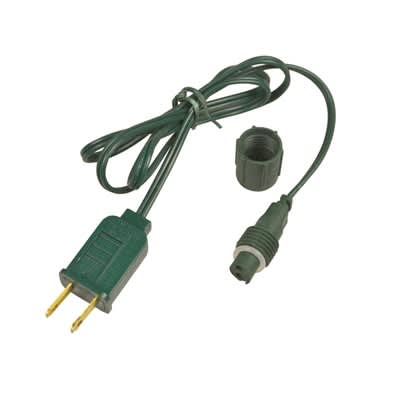 36" Green Coaxial Power Cord | HBLCOAXPWRCD3