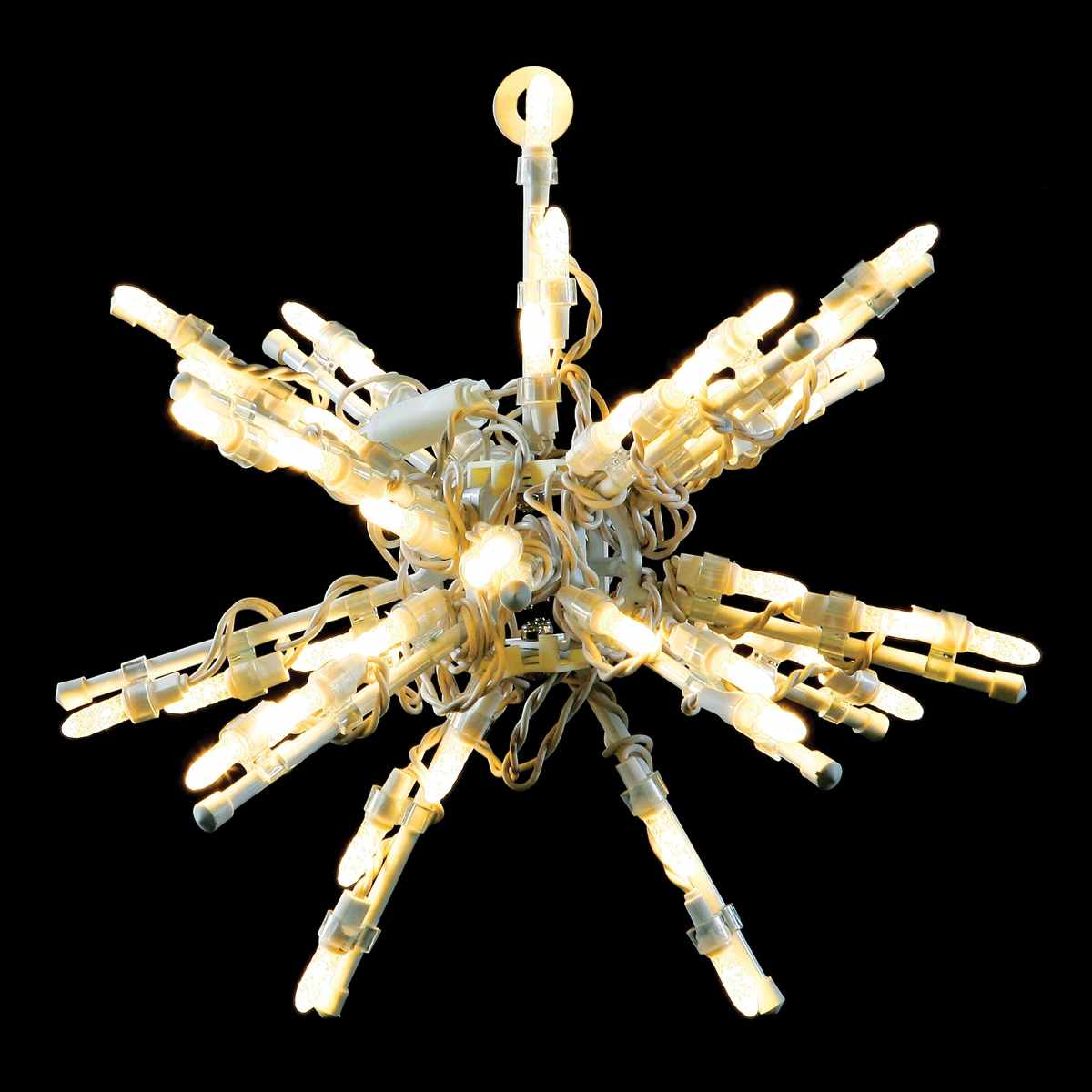 12" Warm White Metal Frame LED 3D Star Burst | HBLLED3D12STBWW