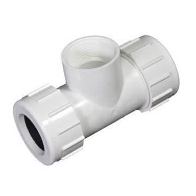 Compression Tee 3/4 in. IPS Coupling x Slip | CPT-0750-S