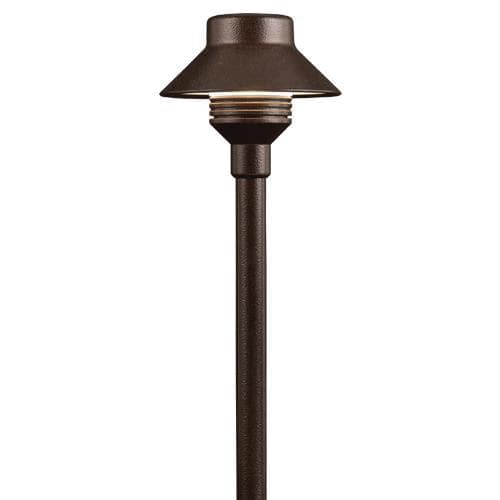 Bi-Pin G4 Incandescent Flat Black Die-Cast Aluminum Path Light | FXLTMNL18RFB