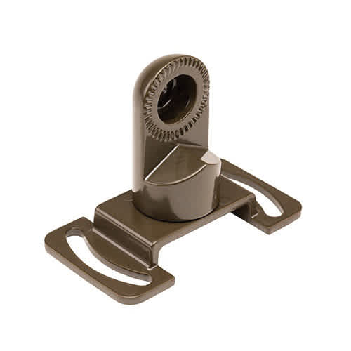 3.5" x 2" Bronze Metallic Die-Cast Aluminum For 1/2" FX Luminaire Fixtures Wall Mount Knuckle