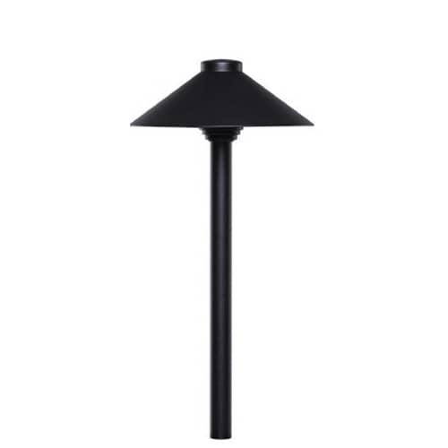 7.5" 2 W Ceramic Bi-Pin G4 3000K LED Textured Black Aluminum Hat Straight Path Light | HAL911028