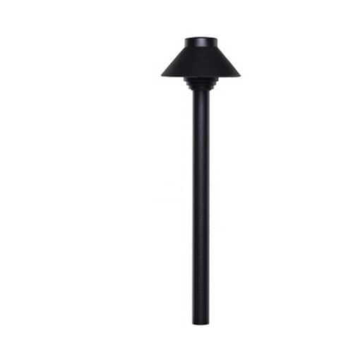 2 W Ceramic Bi-Pin G4 3000K LED Textured Black Aluminum Hat Straight Path Light | HAL913021