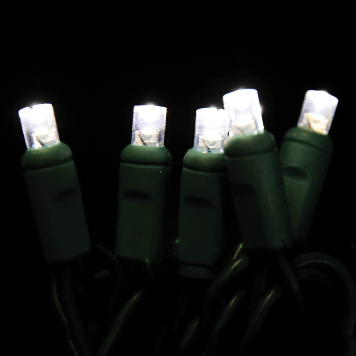 4.8 W per Set 23.5' 4" Spacing Pure White Commercial Grade LED Light Set | HBLLED5MM70PW4