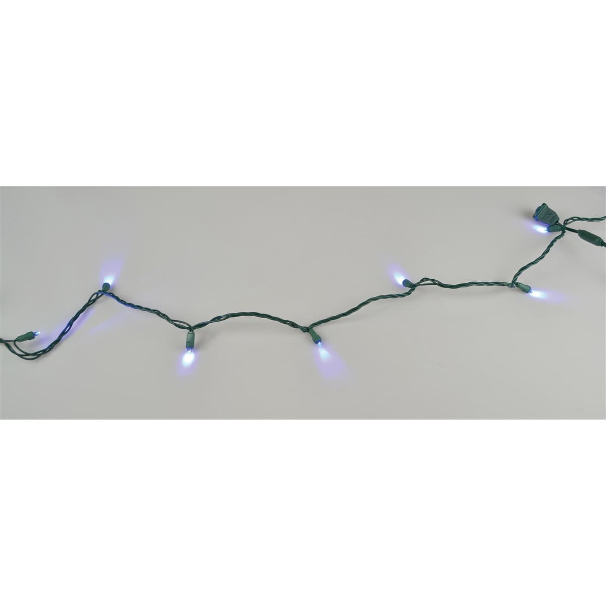 26' 6" Spacing Blue Commercial Grade LED Balled Light Set | HBLLED5MMCV50BL