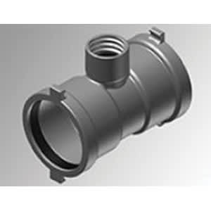 4" Female Threaded Ductile Iron Swivel Tee | HRC8045405