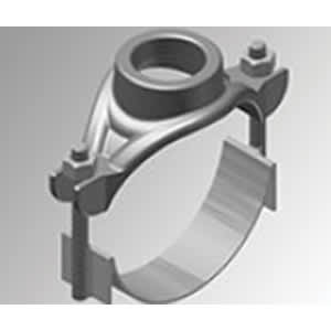 4" x 1" FNPT Ductile Iron Saddle | HRC804802