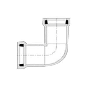 PVC Elbow 2-1/2 in. Gasketed SDR-21 1-Piece | 118025