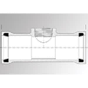PVC Service Tee 3 in. x 3 in. x 2 in. Gasketed x Gasketed x FNPT SDR-21 1-Piece Reducing | 151308