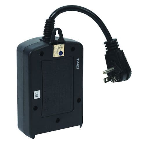 120 VAC Primary Black Analog/Mechanical Light Sensing Plug-In Timer | ITMHB51K
