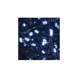 10' Pure White Low Voltage LED Twinkling Cluster Rice Light | HBLLED3MCR448GPW