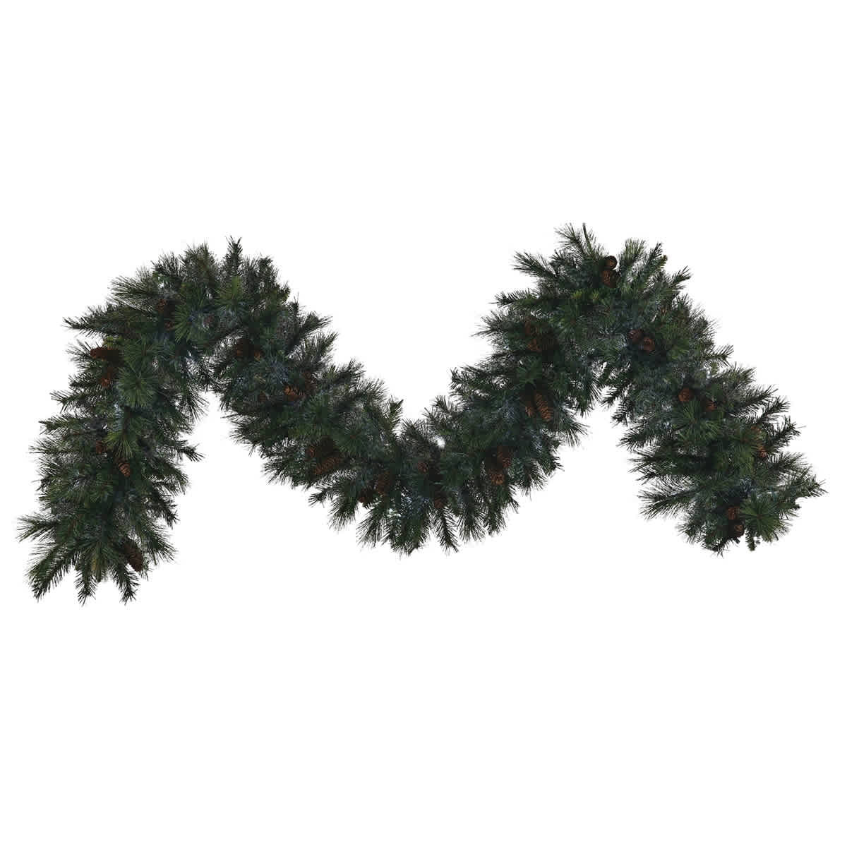 9' x 14" Mixed Noble Series Unlit Garland | HBLMGARL9