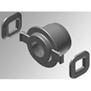 4" x 2" Spigot x FNPT 6.7" L Ductile Iron Tapped Plug | HRC8045604