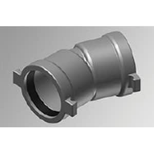 6" Gasketed Ductile Iron 22-1/2 Degrees 1/16 Bend Elbow | HRC80624