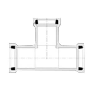 PVC Tee 4 in. Gasketed 1-Piece | 112440