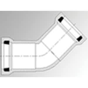 PVC Bend 2-1/2 in. Gasketed SDR-21 45 Degree 1-Piece | 122025