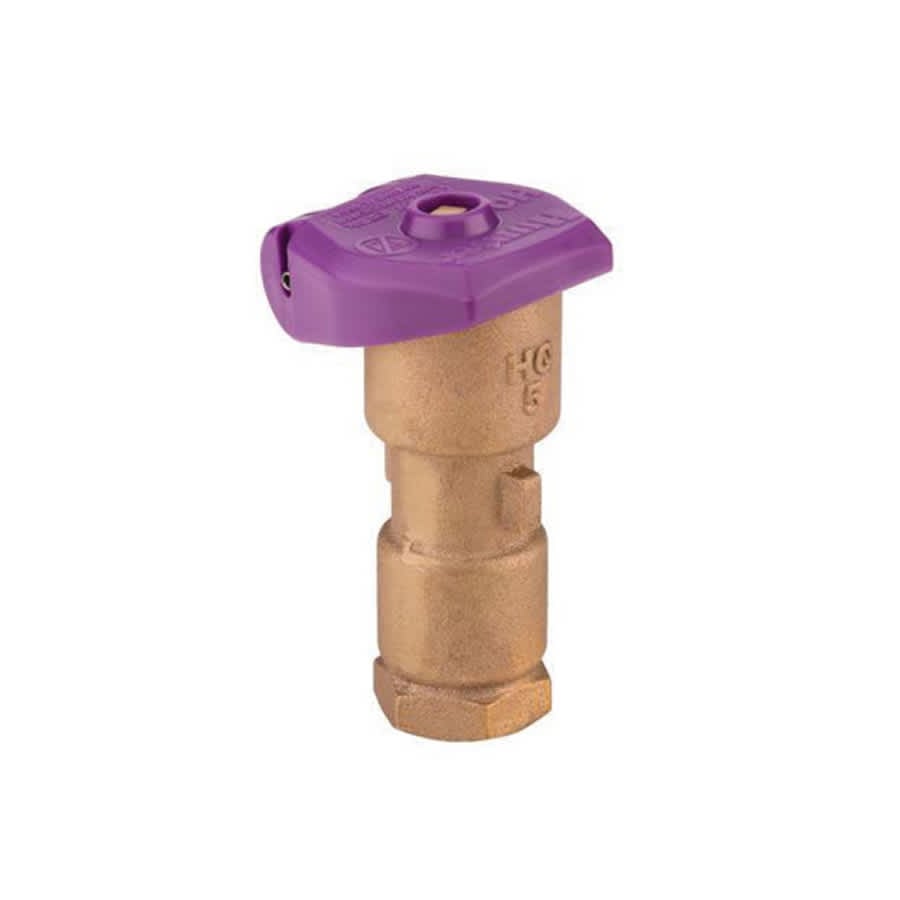 1" Female Threaded Red Brass/Stainless Steel 1-Piece Quick Coupling Valve | HTRHQ5LRCR