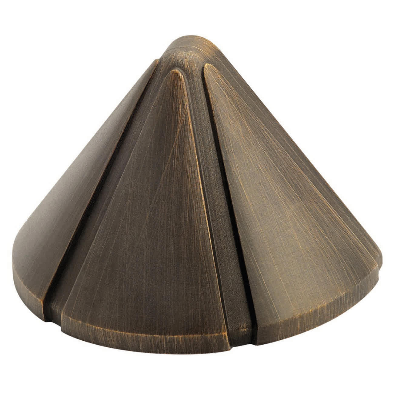 6.5 W Wedge T5 Halogen Centennial Brass Conical Mini Deck Light | KIC15065CBR