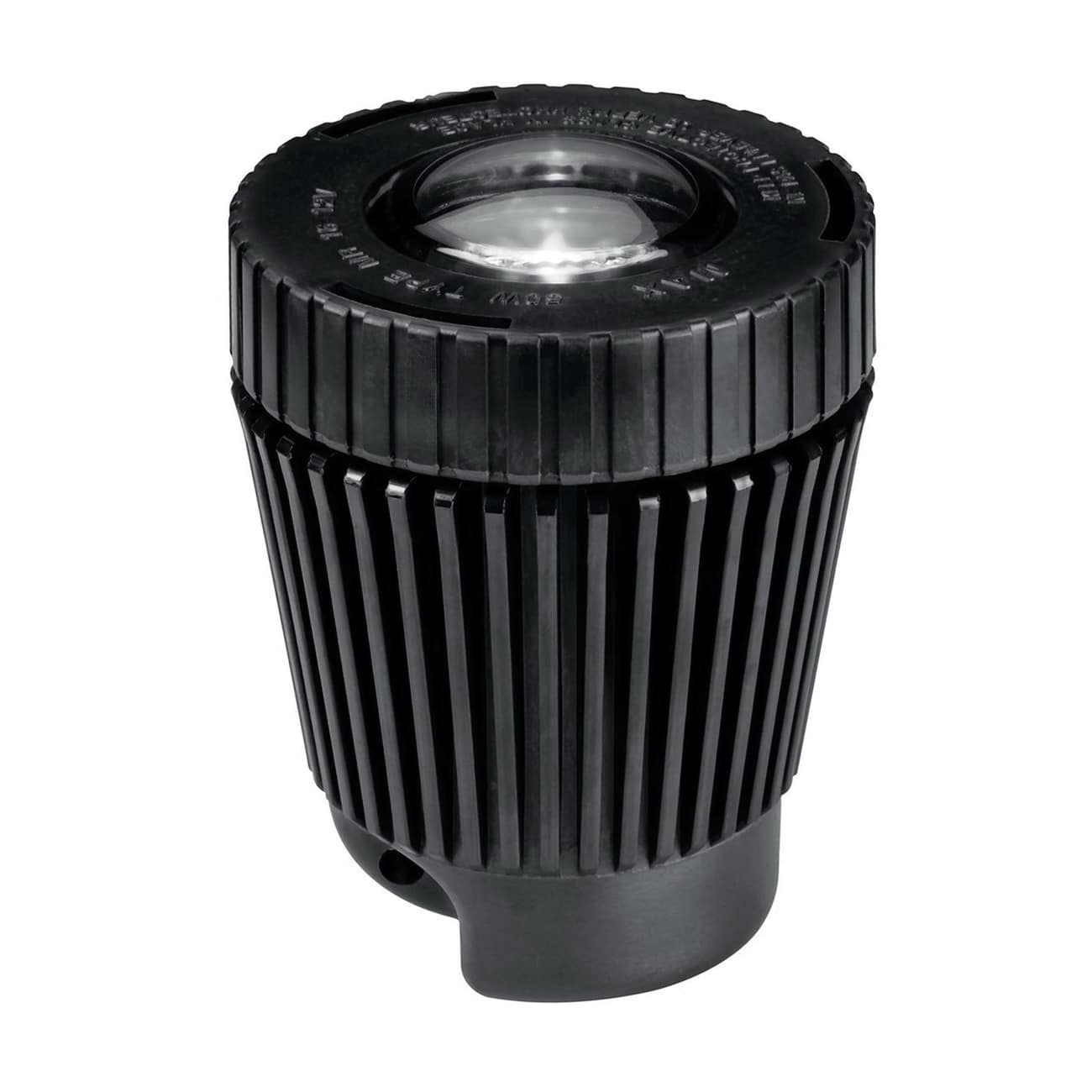 50 W Bi-Pin MR-16 Halogen Black Thermoplastic Composite Resin In-Ground Mini Well Light | KIC15190BK