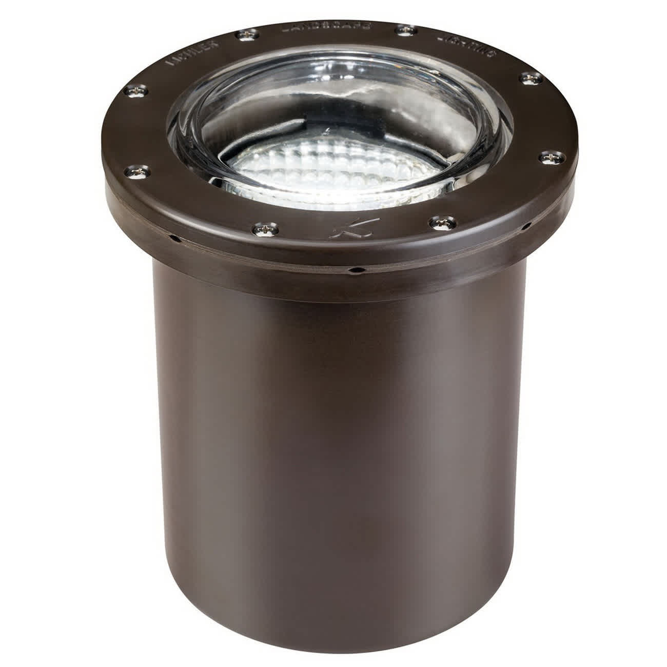 50 W PAR36 Halogen Architectural Bronze Thermoplastic Composite Resin In-Ground Enclosed Well Light | KIC15194AZ