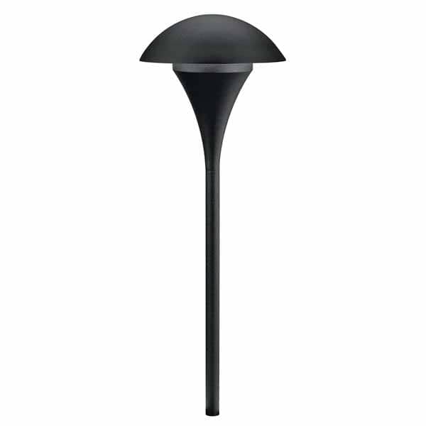 75 W Medium A19 Incandescent Textured Tannery Bronze Aluminum Path Light | KIC15236TZT